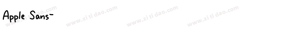 Apple Sans字体转换